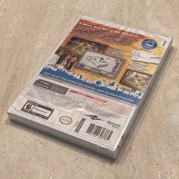 Pictionary Udraw Nintendo Wii Game New Factory Sealed U Draw - Picture 5 of 10
